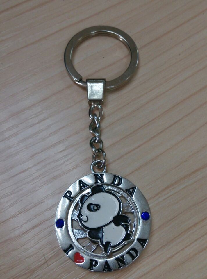 熊貓五金鑰匙扣！